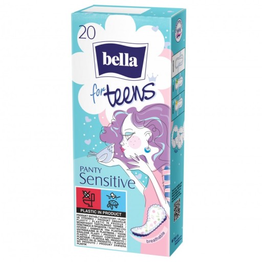 VLOŽKY BELLA 20KS. CITLIVÉ PRE tínedžerov