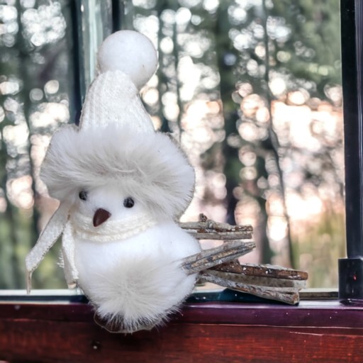 BIRD veľký 13cm vtáčia plsť kožušina ozdoba vetvičky figúrka čelenka veniec ECRU