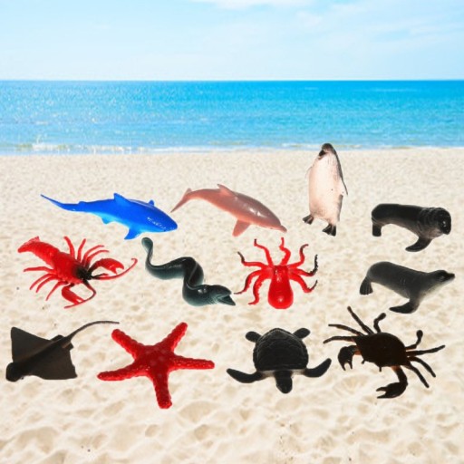 Morské živočíchy FISH FISH FIGURINES mini Set 12 ks