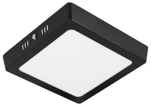 Prisadený LED panel 6W, neblikavý, CCD, štvorcový, silný, neutrálny