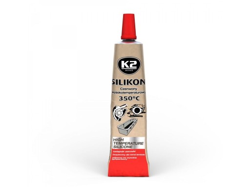 K2 ČERVENÝ SILIKÓN VYSOKÁ TEPLOTA 350°C 21g