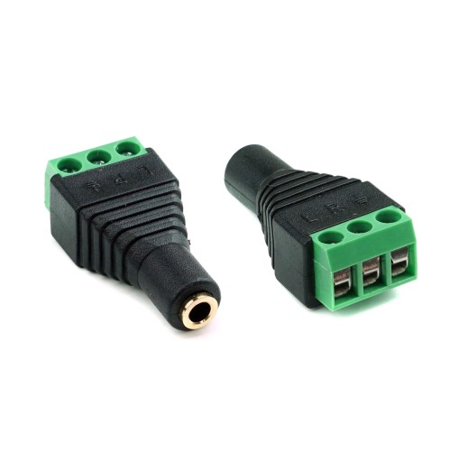 3,5 mm TRS 3-kolíková zásuvka mini jack samica