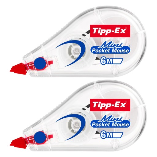 BIC TIPP-EX MINI VRECKOVÝ KOREKTOR NA MYŠ V PÁSKE 6M X 5MM ŠKOLA x2