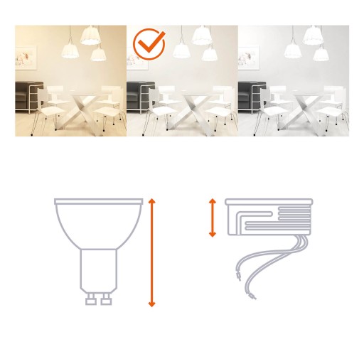 LED INSERT modul 6,5W MILKY NEUTRAL farba 4000K