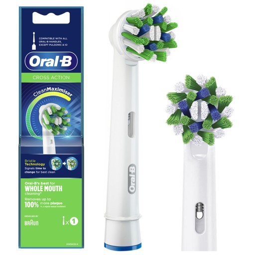 BRAUN ORAL-B CROSS ACTION EB50 ORIGINÁLNA KEFKOVÁ HLAVA