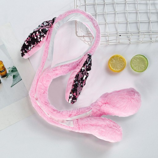 ČELENKA POHYBLIVÉ UŠI ZAJAK ZAJAC GLITTER PUMPED DARČEK KU DŇU DETÍ