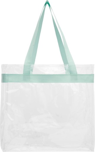 TRANSPARENTNÁ PLÁŽOVÁ NÁKUPNÁ TAŠKA - mätová