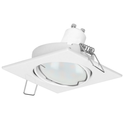 POHYBLIVÁ HALOGÉNOVÁ LAMPA + GU10 5W NEUTRÁLNA LED ŽIAROVKA 4000K + ZÁSUVKA