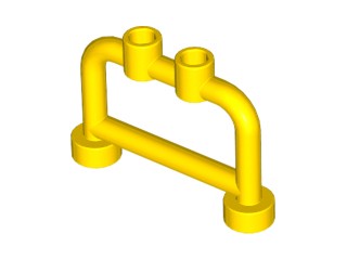 LEGO 4083 PLOTOVÁ KOĽAJBA 1x4x2 žltá NOVINKA (1g)