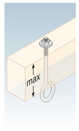 HÁKOVÁ KĽÚČKA HOÝVKA MONTÁŽ SINGLE B M12 130mm