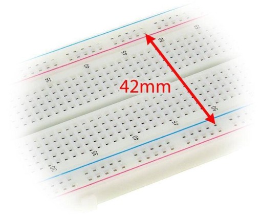 Prototypová doska na krájanie 830 polí, MB102, SD11NW