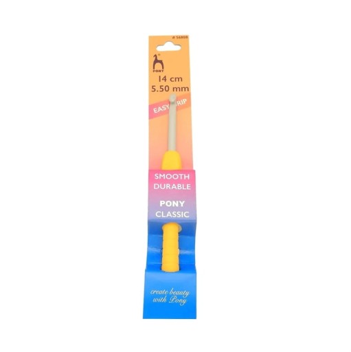 PONY EASY GRIP ergonomický háčik na háčkovanie - 5,5 mm