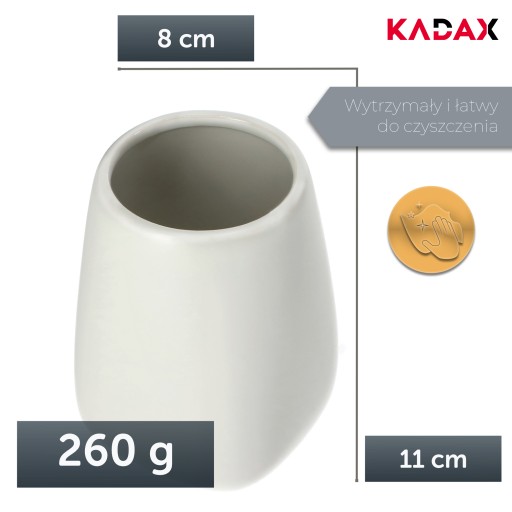 hrnček KERAMICKÁ KÚPEĽŇOVÁ KEFELOVÁ PASTA