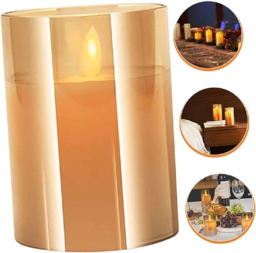 LED SVIEČKA NA BATÉRIOVÉ NAPÁJANIE 13,5 CM