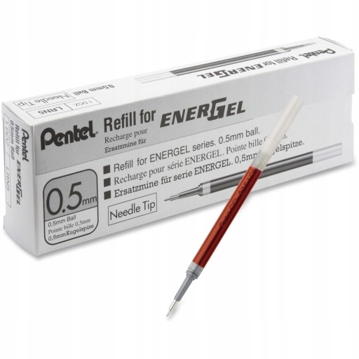 LRN5 PENTEL Náplň do pera EnerGel červená BLN105