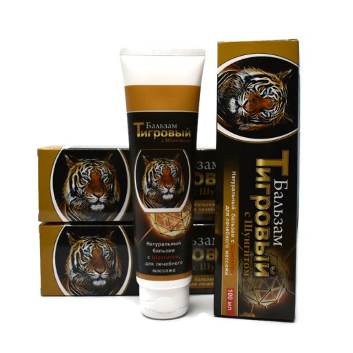 Tigria masť so šungitom, 100 ml Kĺby, chrbát