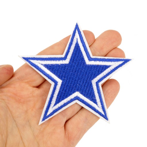 Nažehľovacia termo náplasť Blue Star Star