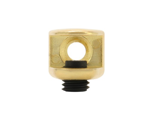 ZLATÁ DEKORATÍVNA MONTÁŽNA RÚČKA PRE SKLENENÉ POLICE PODPORA 3 - 8 MM