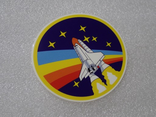 NÁLEPKA S LOGOM NASA 7 x 6,5 cm