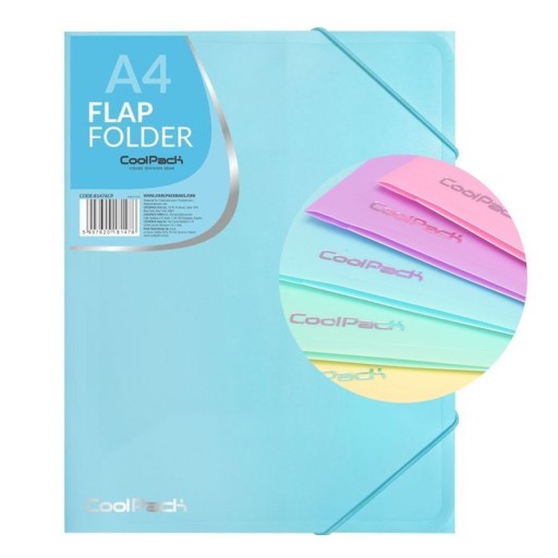 COOLPACK ZLOŽKA A4 S GUMA Modrá