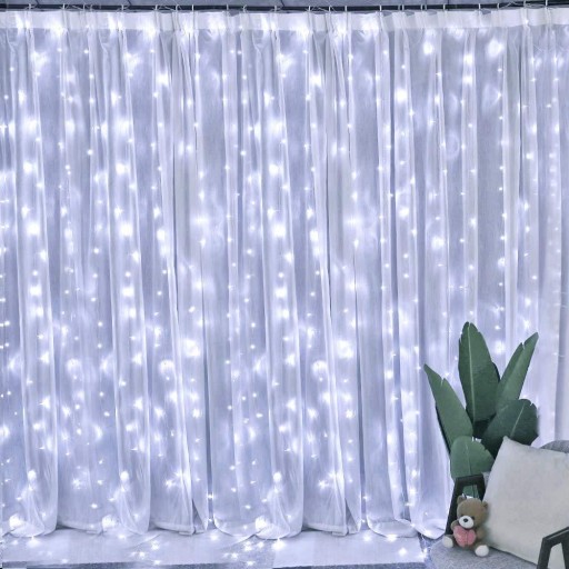 SVETLÁ DEKORÁCIA NA STENU GARLAND NA DOMÁCE USB VIANOČNÉ DEKORÁCIE