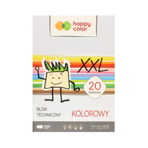 Technický blok A3/20 farebný 170g Happy Color