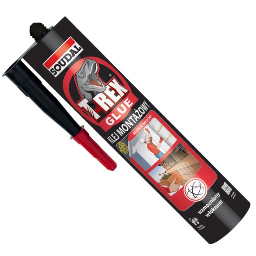 T-REX MONTÁŽNE LEPIDLO SUPER SILNÉ BIELY SOUDAL 380g