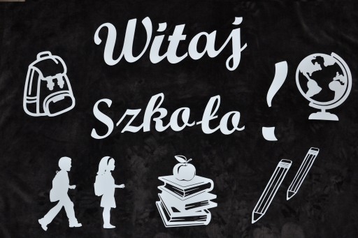 Chlapec okenná dekorácia tabule školská škôlka