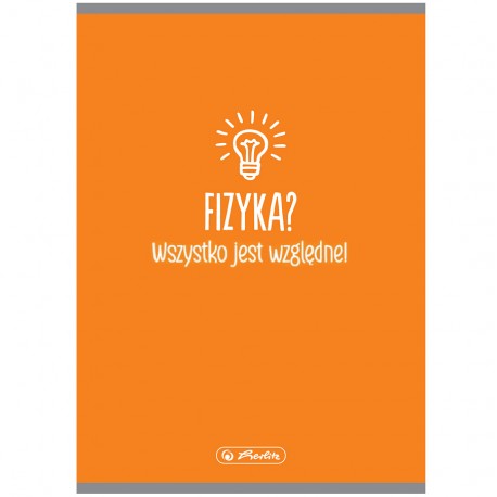 Mrežovaný fyzikálny zápisník A5 s hárkom Herlitz, 60 listov