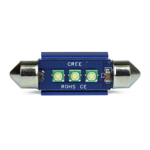 LED C5W 41mm 3x CREE CANBUS 12V C3W C10W TUBE