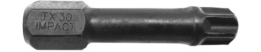 NÁRAZOVÝ BIT TX30 30mm STAR TORX TORX NÁRAZOVÝ COBIT 1ks