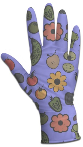 Záhradné rukavice 4WRK MONSOON GARDEN BLW veľkosť 7 - S 1 pár