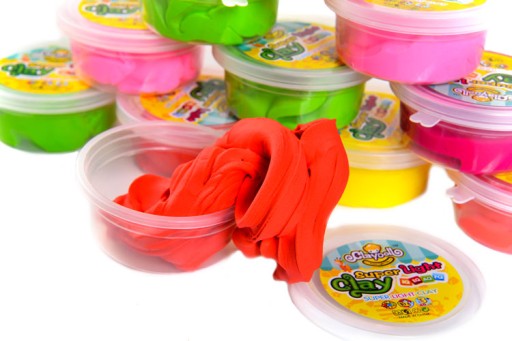 SADA FOAM PLASTIC CLAY POLYMER CLAY 4 ks + nože