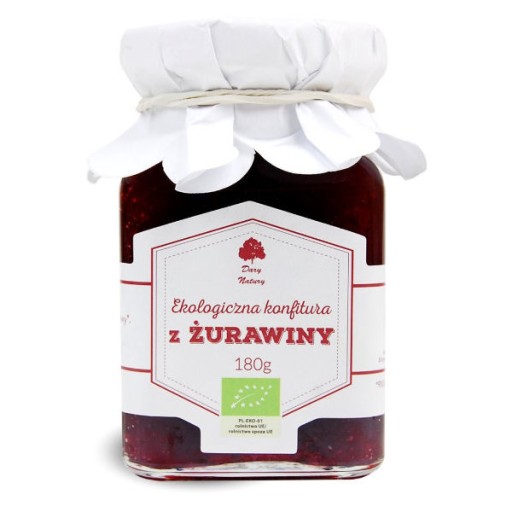BIO brusnicový džem 180g