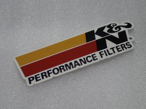 K&N KN PERFORMANCE FILTERS NÁLEPKA 13,7 x 4,6 cm