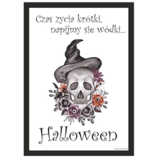 ŠTÍTOK na fľašu HALLOWEEN, nálepka LEBKA x5
