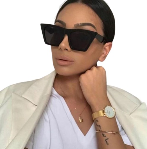DÁMSKE SLNEČNÉ OKULIARE UV CAT EYE CAT