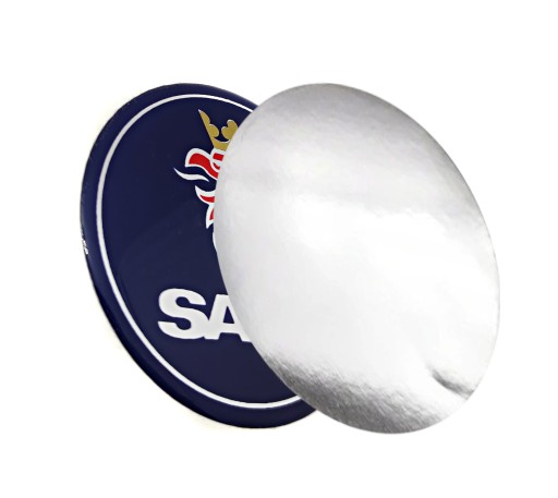 Silikónový emblémový odznak 55 mm pre Saab 5.5