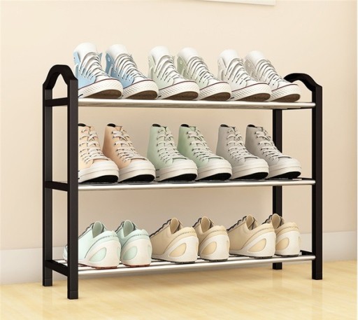 TG56565 polica na topánky, knižnica, 3 úrovne STOJAN