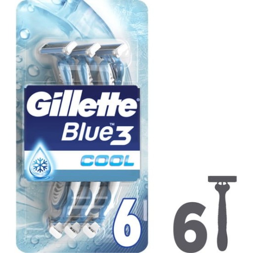 Gillette Blue 3 jednorazový holiaci strojček 6 ks.