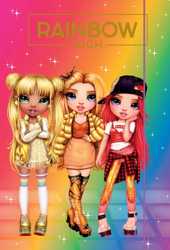 Školský leporelo A4 s gumičkou RAINBOW HIGH Astra
