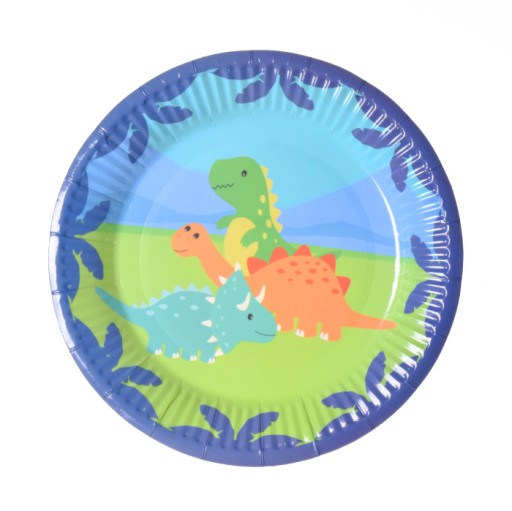 Dinosaury papierové taniere 23 cm 6 ks