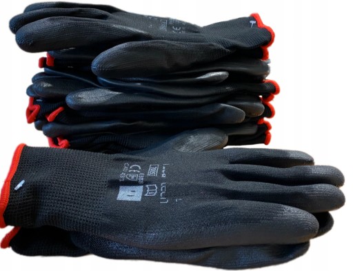 RNYPU BLACK pracovné rukavice r -10 (12 párov)