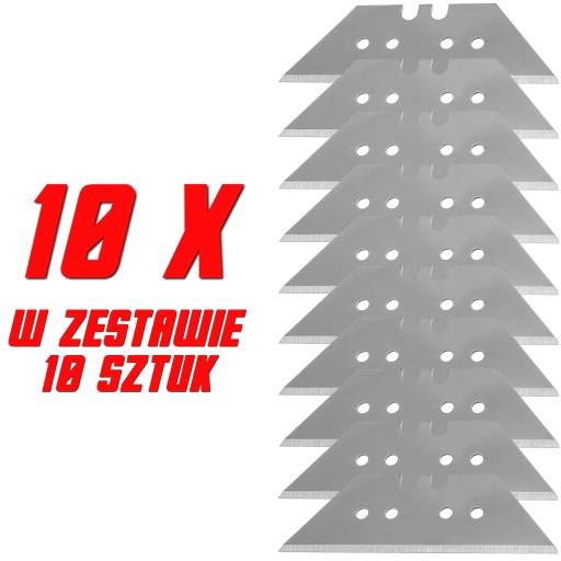 ČEPELIE NOŽOV NÁHRADNÁ ČEPEL TRAPÉZOVÁ 61x33 VERKE
