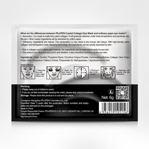 PILATEN COLLAGEN EYE FLAKES KRYŠTÁLOVÁ MASKA