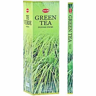Vonné tyčinky s vôňou Green Tea HEM 20 ks