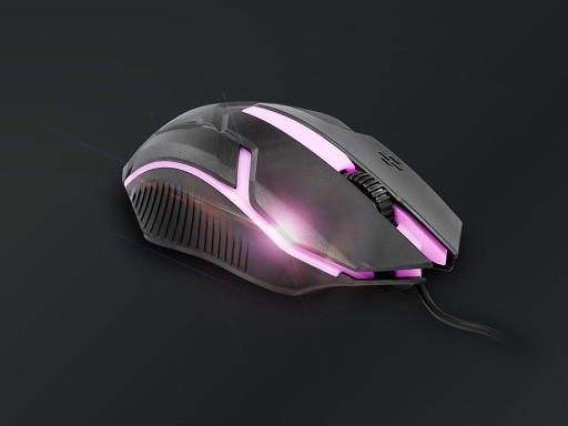 Myš RGB LED herná myš pre hráčov 1200 dpi