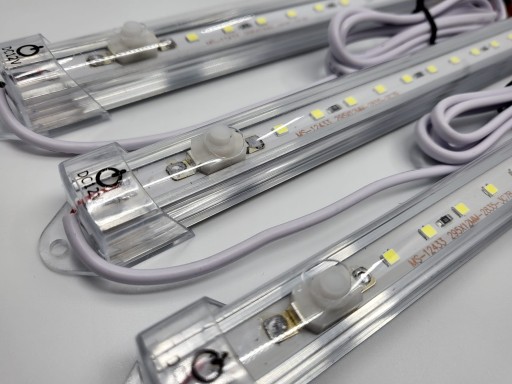 LED pásová nábytková lampa 60cm 12V STUDENÁ BIELA s vypínačom