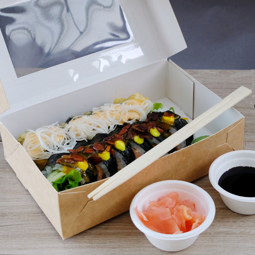 Sushi paličky - bambusové - v obálkach - 21cm - 100 kusov