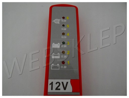 ELEKTRO TESTER BATÉRIE A ALTERNÁTORA MIE B0D48
